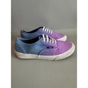 Vans Authentic Low Top Purple Ombre Sneakers Shoes Skate Men's 6.5 Women 8